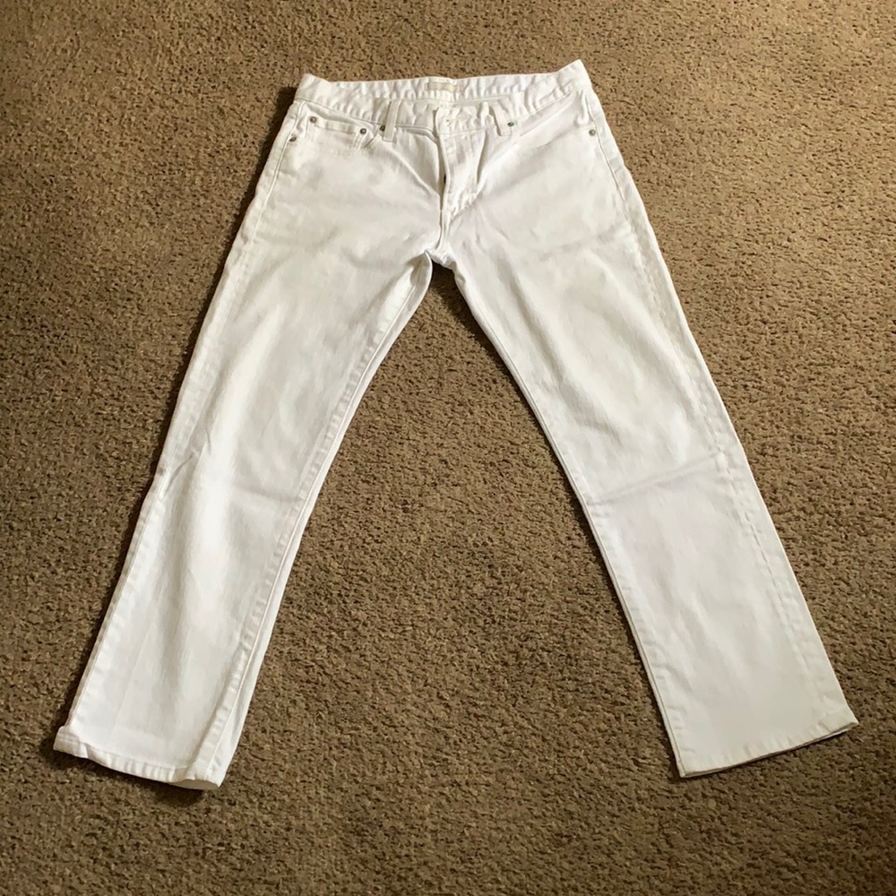 White Uniqlo jeans
